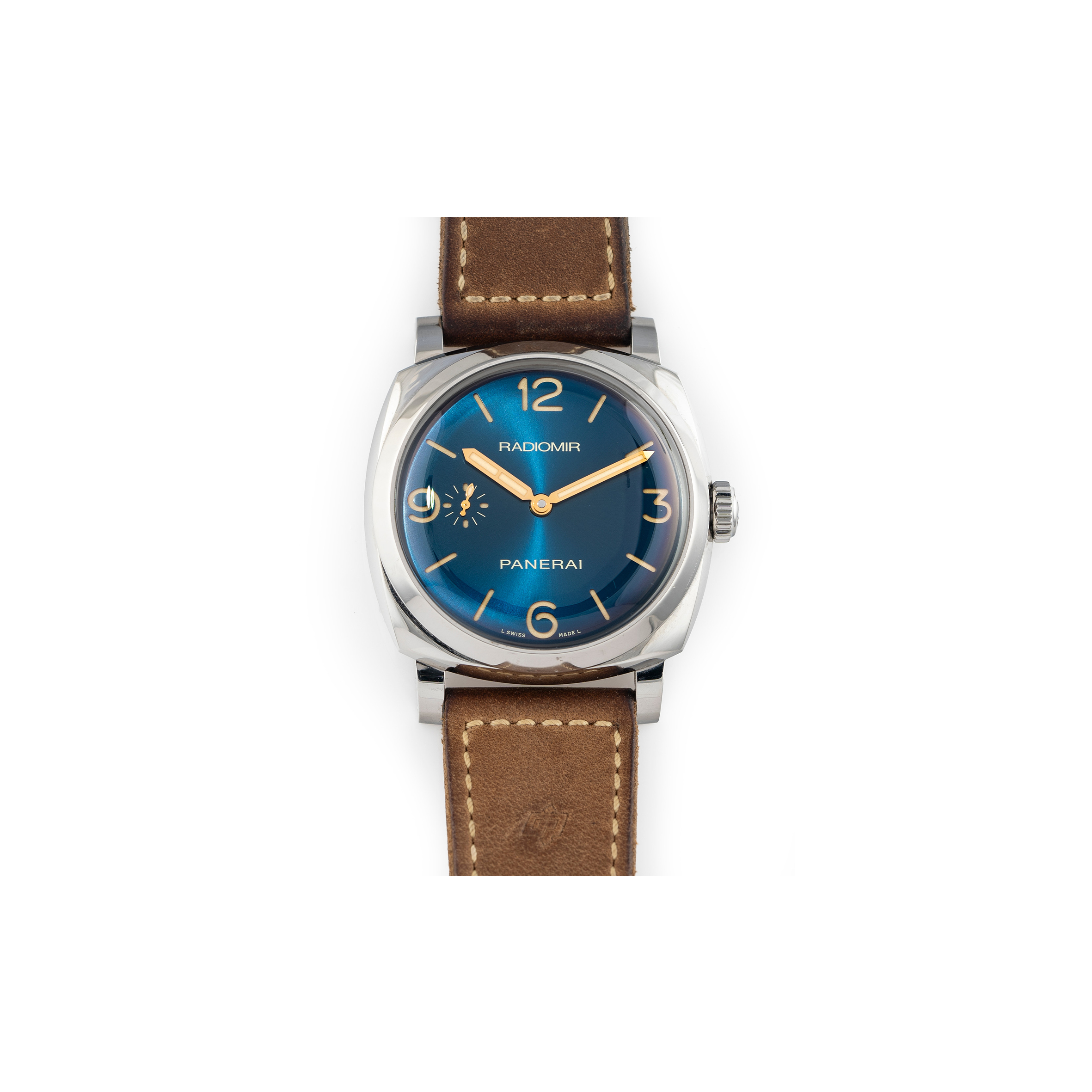 PANERAI RADIOMIR 1940 BLUE DIAL 47MM WATCH PAM00690